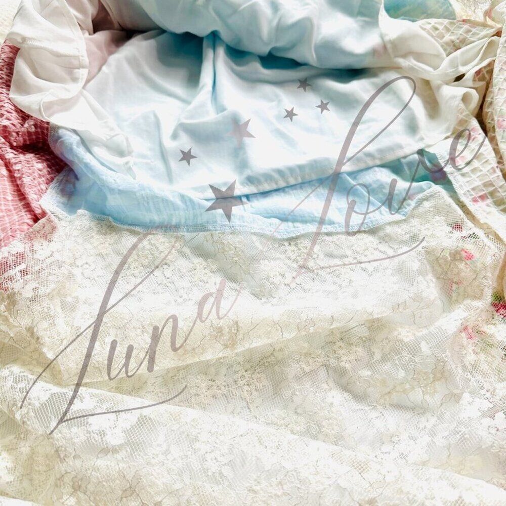 FOR LOVE & LEMONS Elula Maxi Patchwork Floral Dress (size XS) NWT - Picture 7 of 13